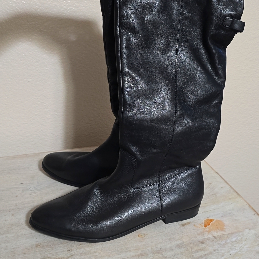 Aldo ~ Zip down black boots